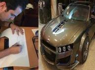 نجاح شاب مصري في صناعة سيارة بموديل لا مثيل له