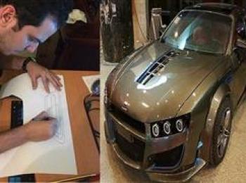 نجاح شاب مصري في صناعة سيارة بموديل لا مثيل له
